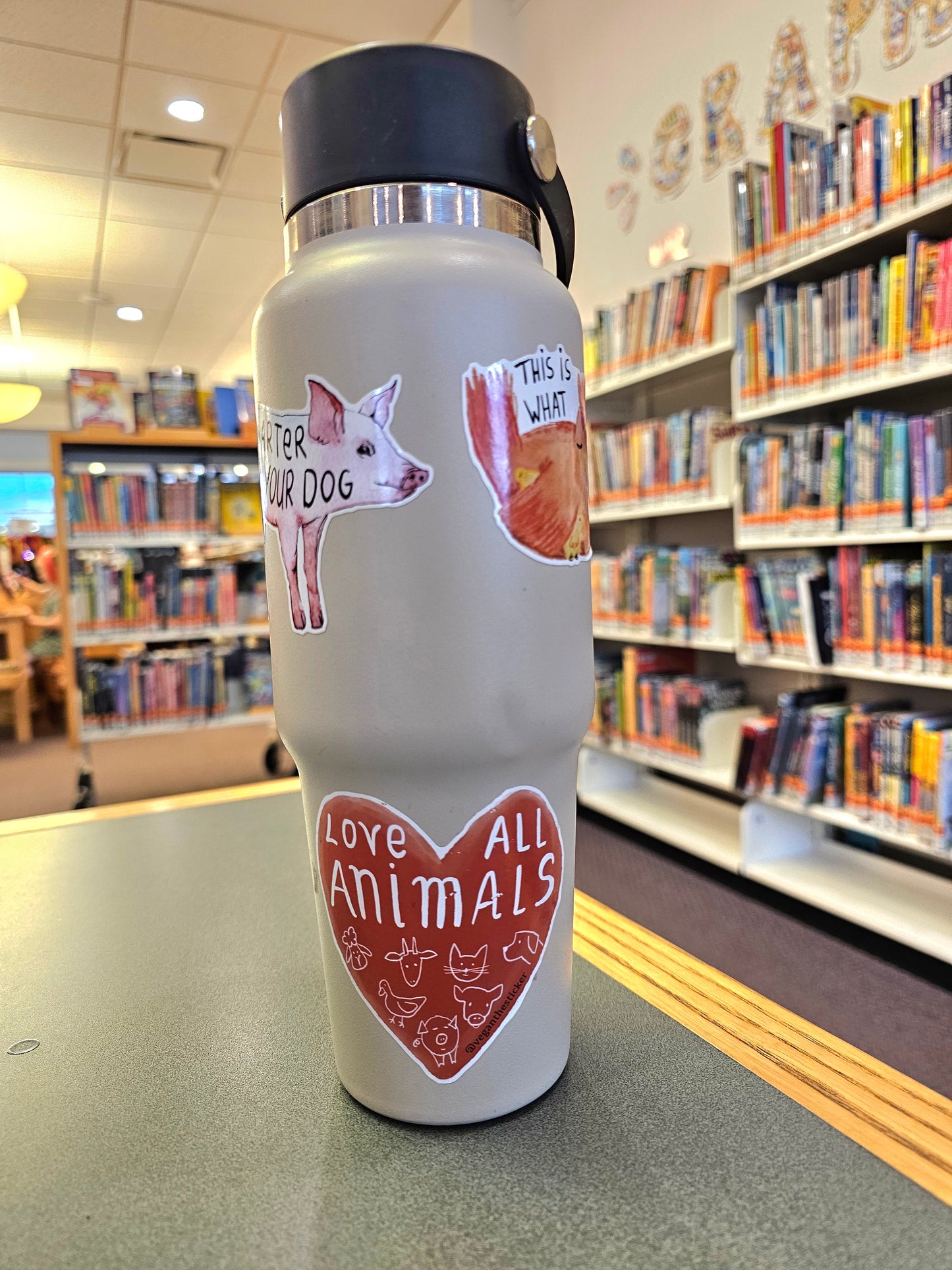Love all animals sticker