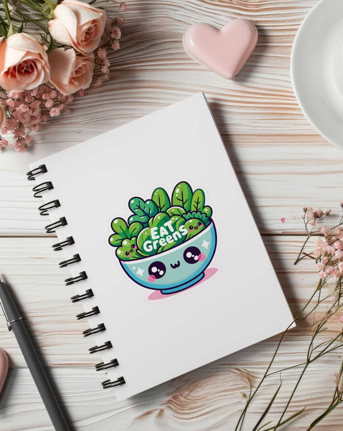 Eat Greens Cute Salad Bowl