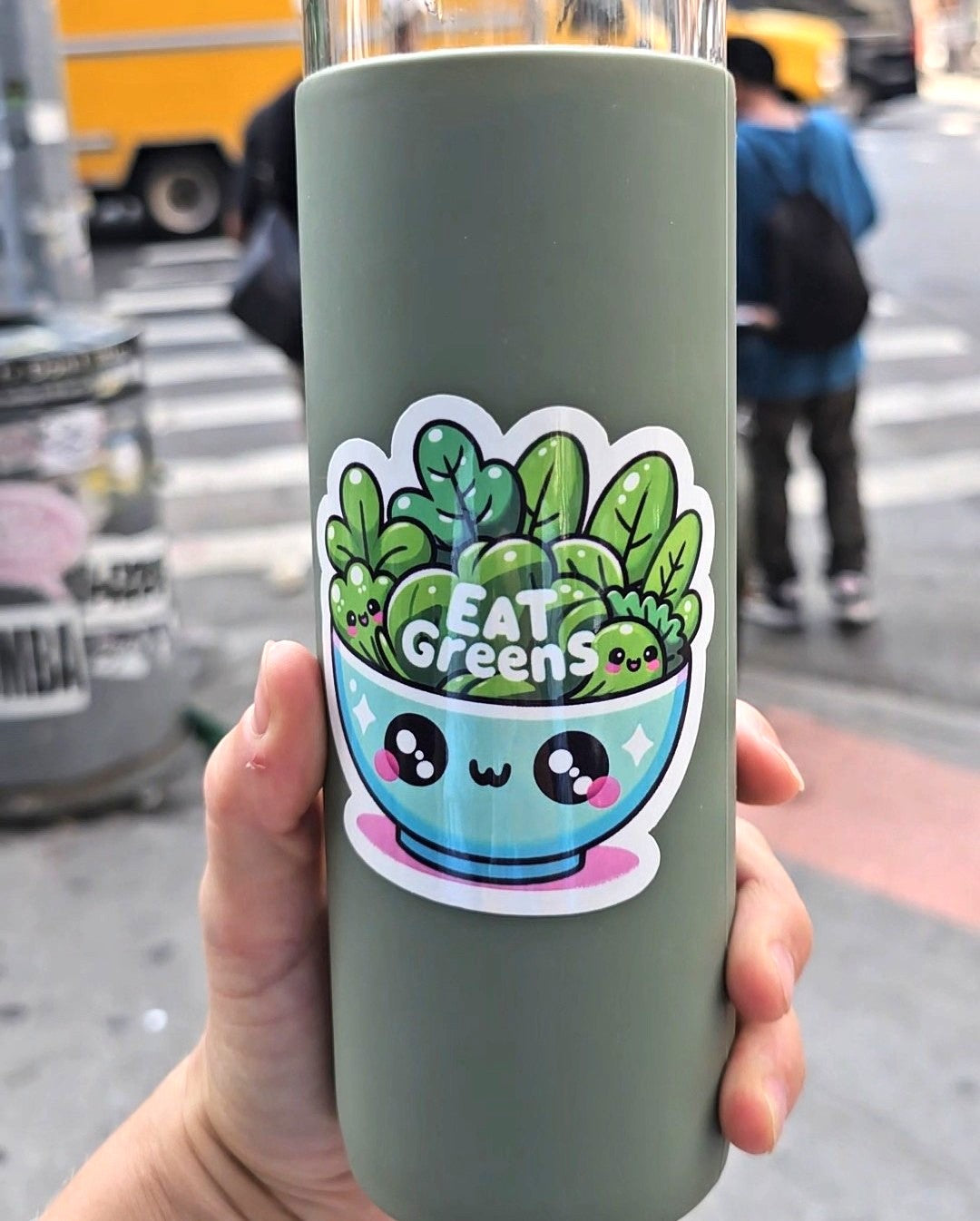 Eat Greens Cute Salad Bowl
