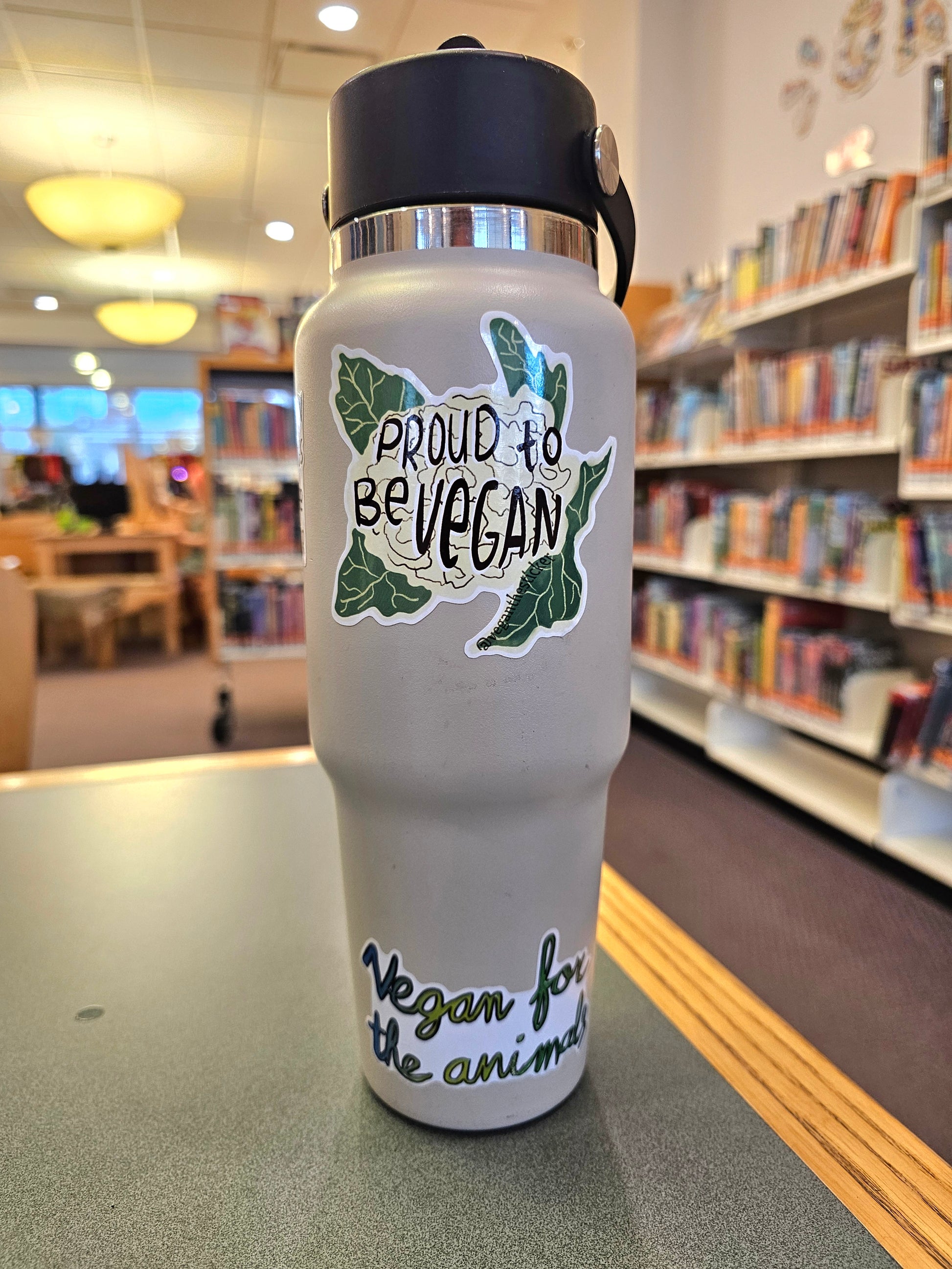 Proud to be vegan sticker 