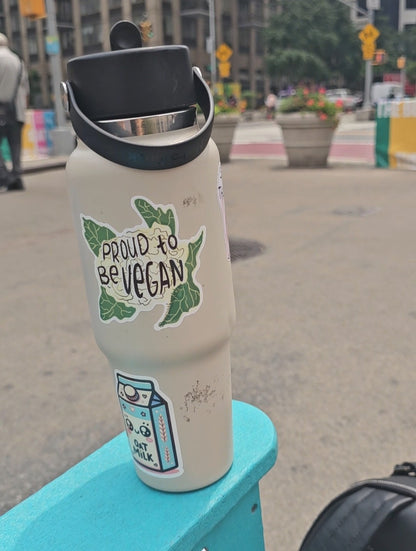 Proud To Be Vegan Sticker