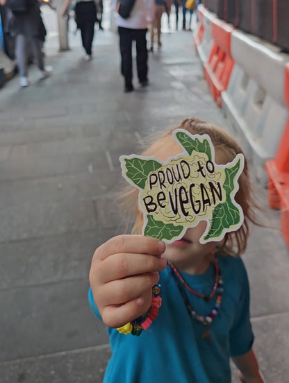 Proud To Be Vegan Sticker
