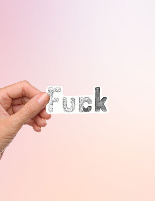 Fuck/Fur Vegan Activist Sticker