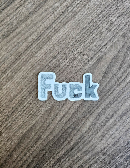 Fuck/Fur Vegan Activist Sticker