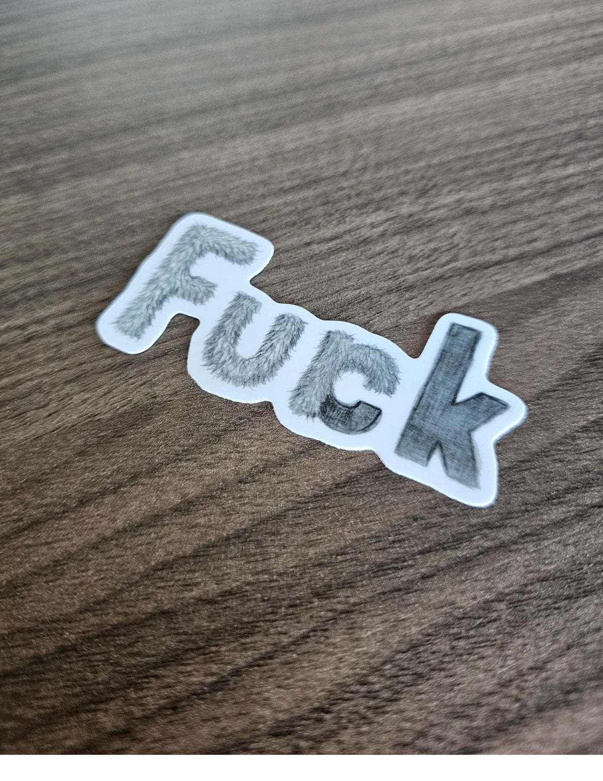 Fuck/Fur Vegan Activist Sticker