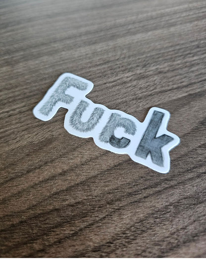 Fuck/Fur Vegan Activist Sticker