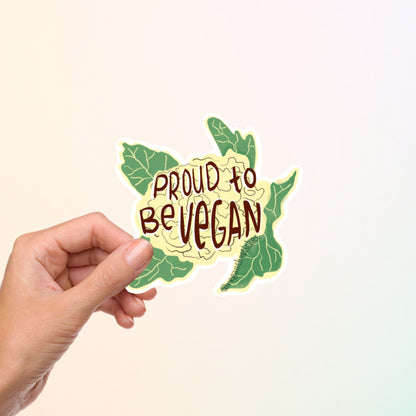Proud To Be Vegan Sticker